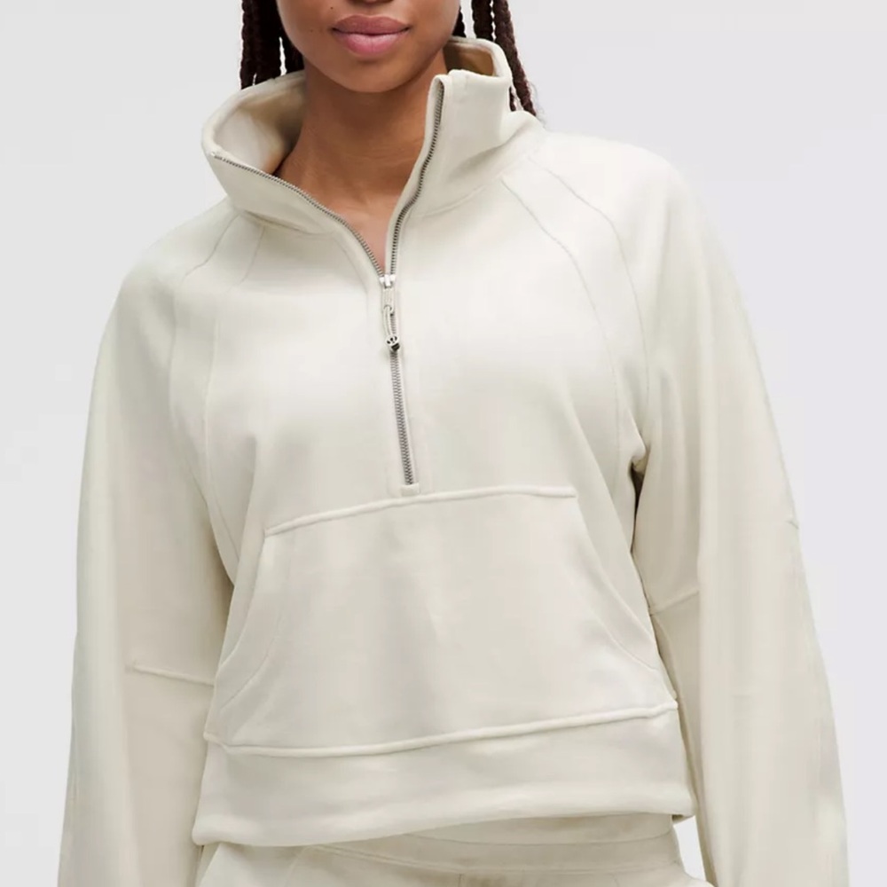 Lululemon Athletica Scuba Oversized Funnel-Neck Half Zip
